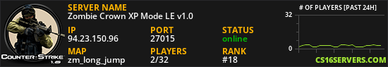 Zombie Crown XP Mode LE v1.0