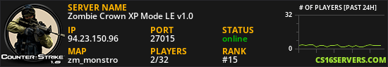 Zombie Crown XP Mode LE v1.0