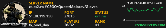cs.cs2.ro #CSGO/Quest/Molotov/Gloves