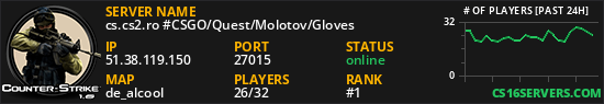 cs.cs2.ro #CSGO/Quest/Molotov/Gloves