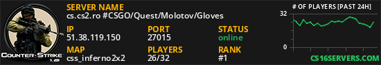 cs.cs2.ro #CSGO/Quest/Molotov/Gloves