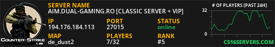 AIM.DUAL-GAMING.RO [CLASSIC SERVER + VIP]