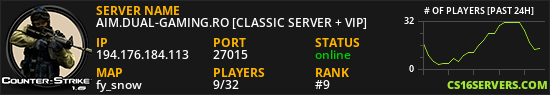 AIM.DUAL-GAMING.RO [CLASSIC SERVER + VIP]