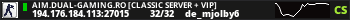 AIM.DUAL-GAMING.RO [CLASSIC SERVER + VIP]