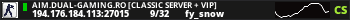 AIM.DUAL-GAMING.RO [CLASSIC SERVER + VIP]