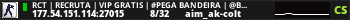 RCT | RECRUTA | VIP GRATIS | #PEGA BANDEIRA | @BRXGames