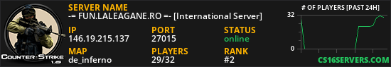 -= FUN.LALEAGANE.RO =- [International Server]