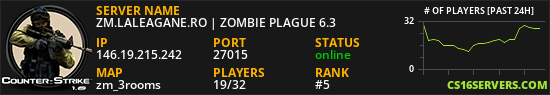 ZM.LALEAGANE.RO | ZOMBIE PLAGUE 6.3