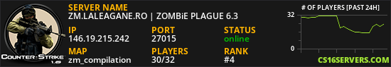 ZM.LALEAGANE.RO - [ZOMBiE PLAGUE 6.3]