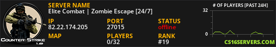 Elite Combat | Zombie Escape [24/7]
