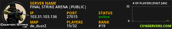 FINAL STRIKE ARENA |PUBLIC|