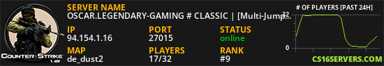 OSCAR.LEGENDARY-GAMING # CLASSIC | [Multi-Jumps x3 + FREE VIP]