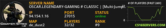 OSCAR.LEGENDARY-GAMING # CLASSIC | [Multi-Jumps x3 + FREE VIP]