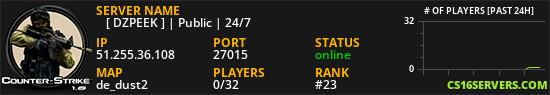 ツ [ DZPEEK ] | Public | 24/7