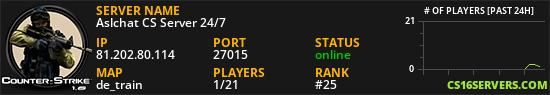 Aslchat CS Server 24/7